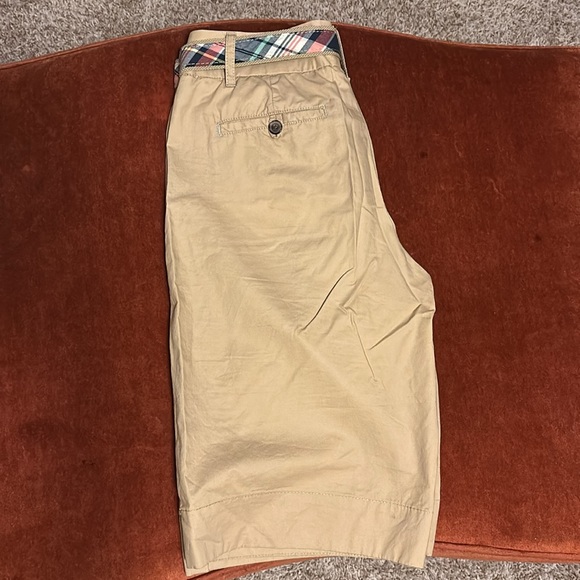 Merona - Bermuda Shorts with Plaid Belt - Picture 2 of 4